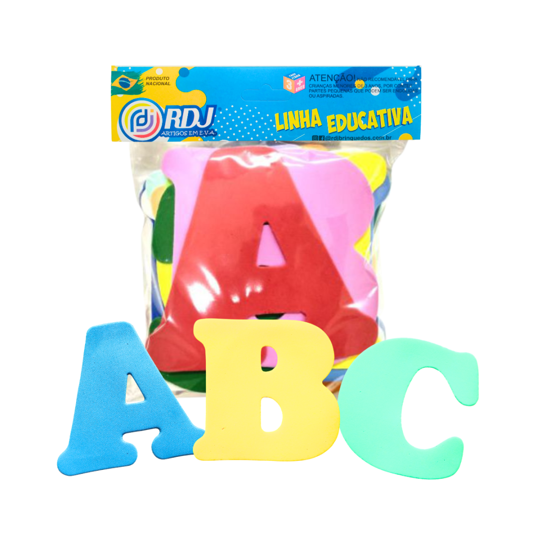 Alfabeto M&oacute;vel Gigante A a Z C/26 pe&ccedil