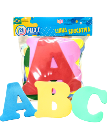 Alfabeto M&oacute;vel Gigante A a Z C/26 pe&ccedil