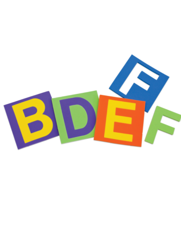 Alfabeto Vazado Mai&uacute;sculo 26 pe&ccedil;as