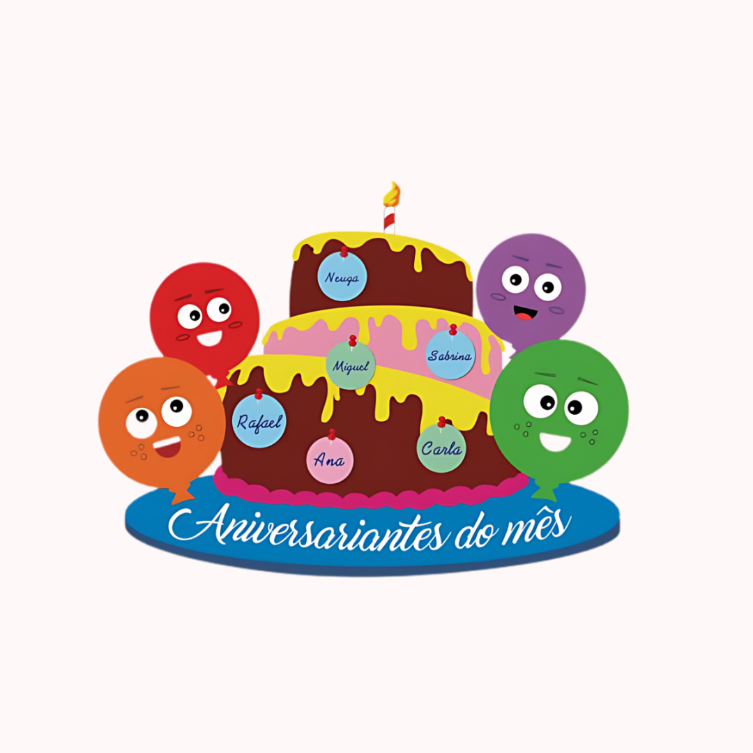 Aniversariante do Mês - 45cm Aniversariante do Mês - 45cm