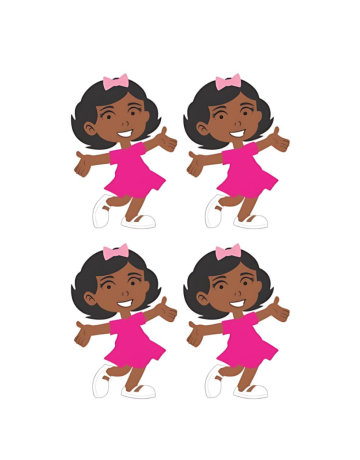 Aplique Menina Kit Border 02