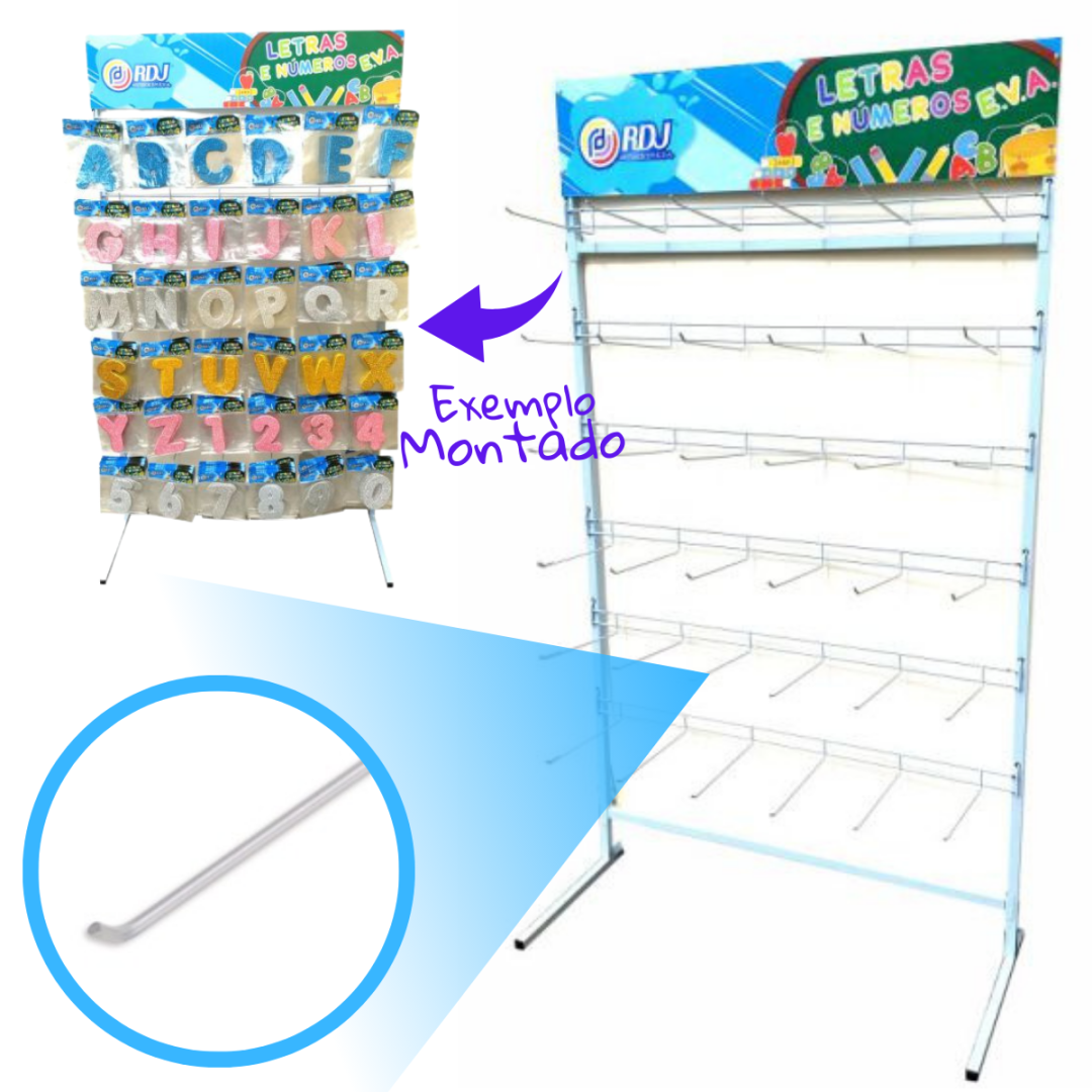 Expositor de 36 ganchos