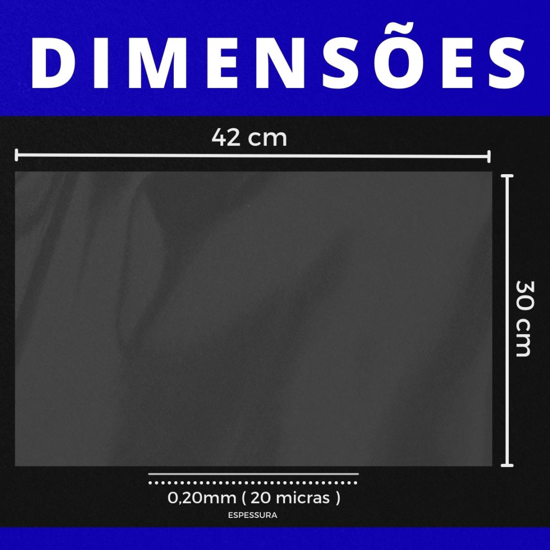 Folha Acetato 0,20m A3 -30x42cm