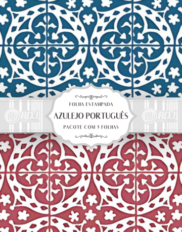 Folha EVA estampada Azulejo Português