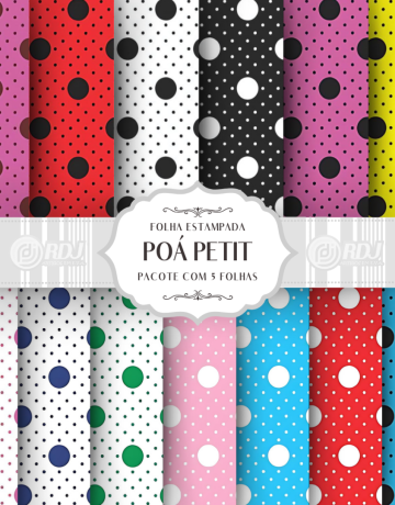Folha EVA estampada Po&aacute; Petit