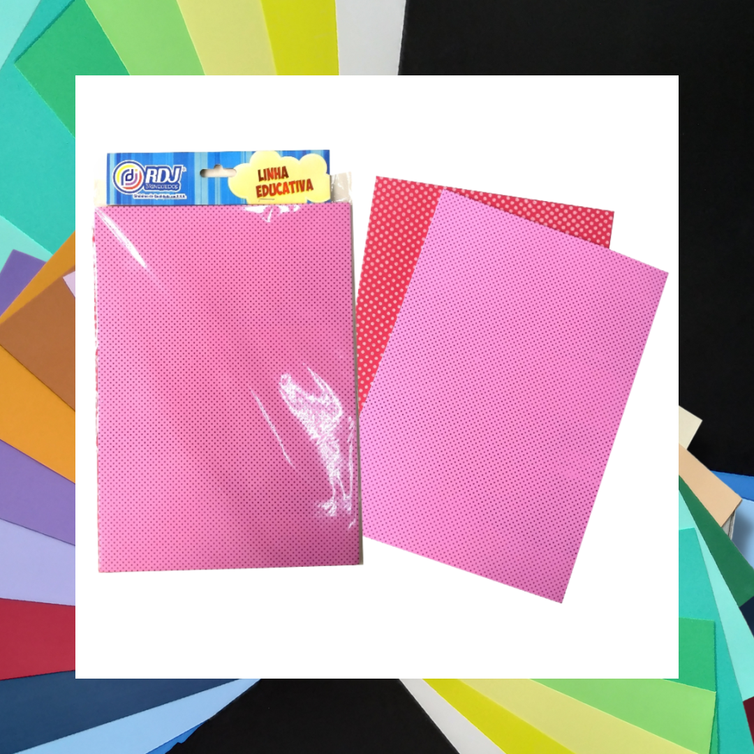 Kit folha EVA estampada 20x30cm