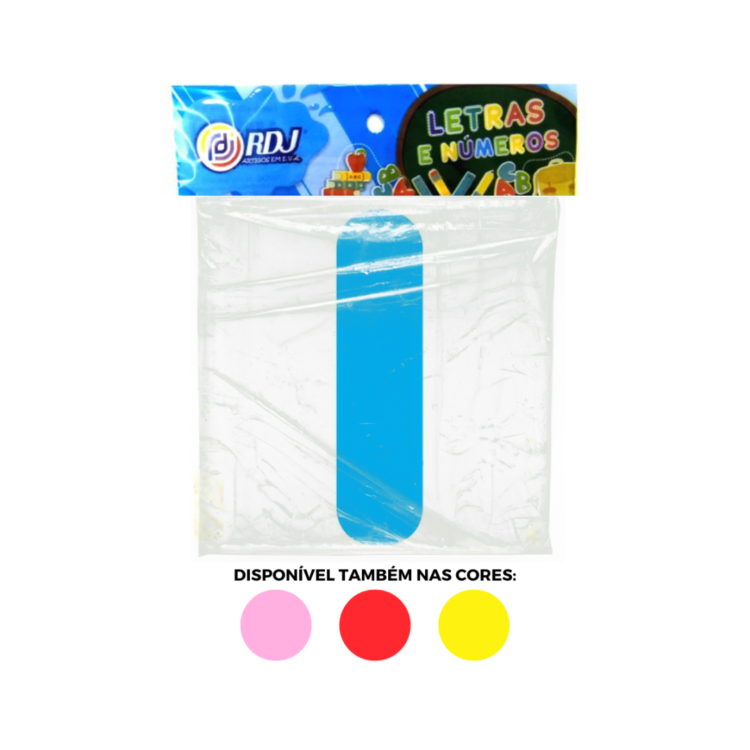 Letra I - Azul Claro