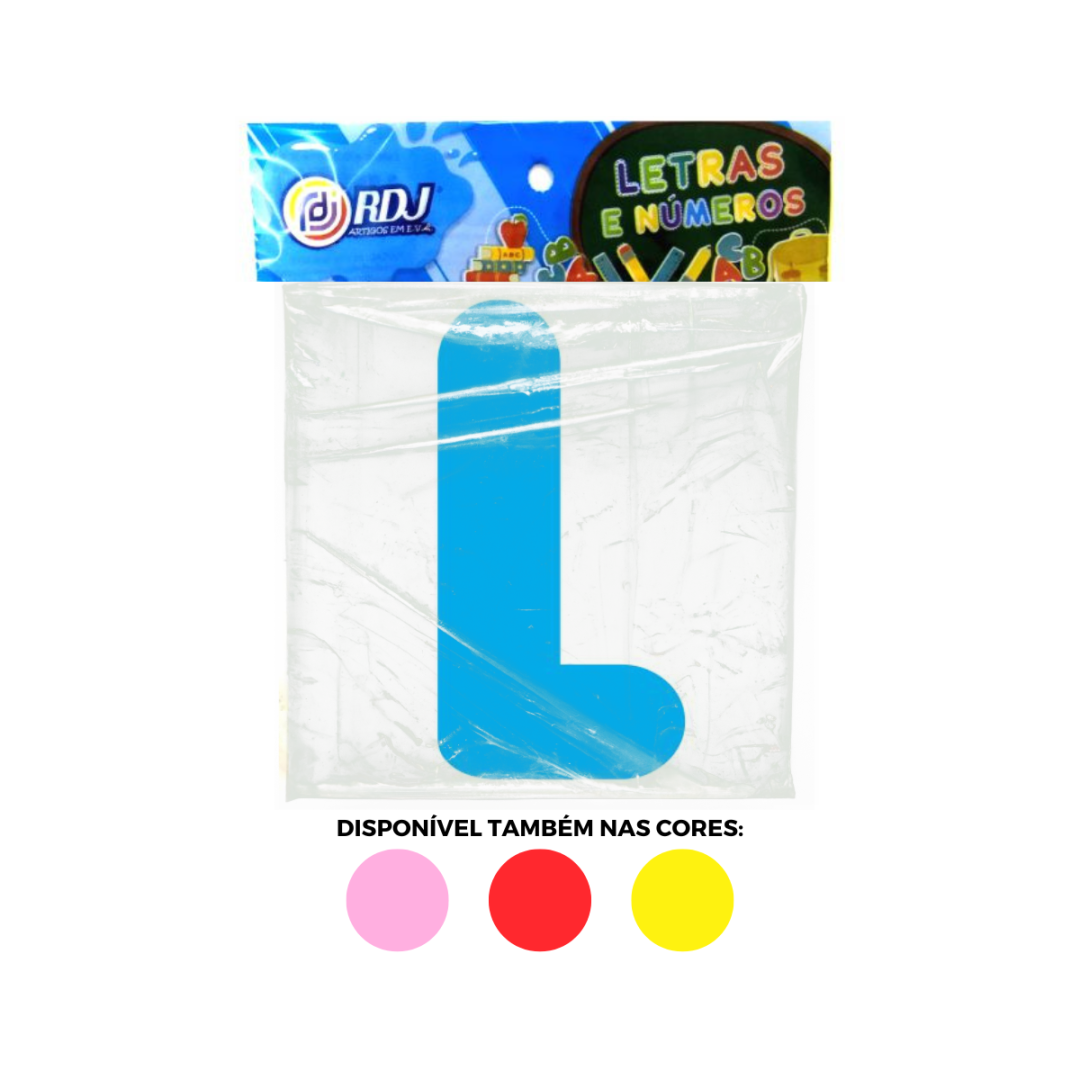 Letra L - Azul Claro Letra L - Azul Claro