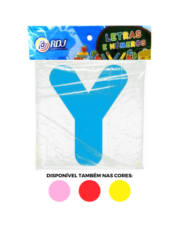 Letra Y - Azul Claro