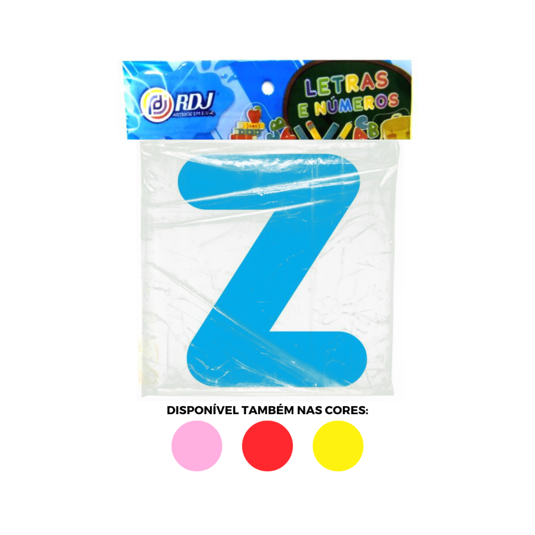 Letra Z - Azul Claro