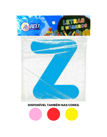 Letra Z - Azul Claro