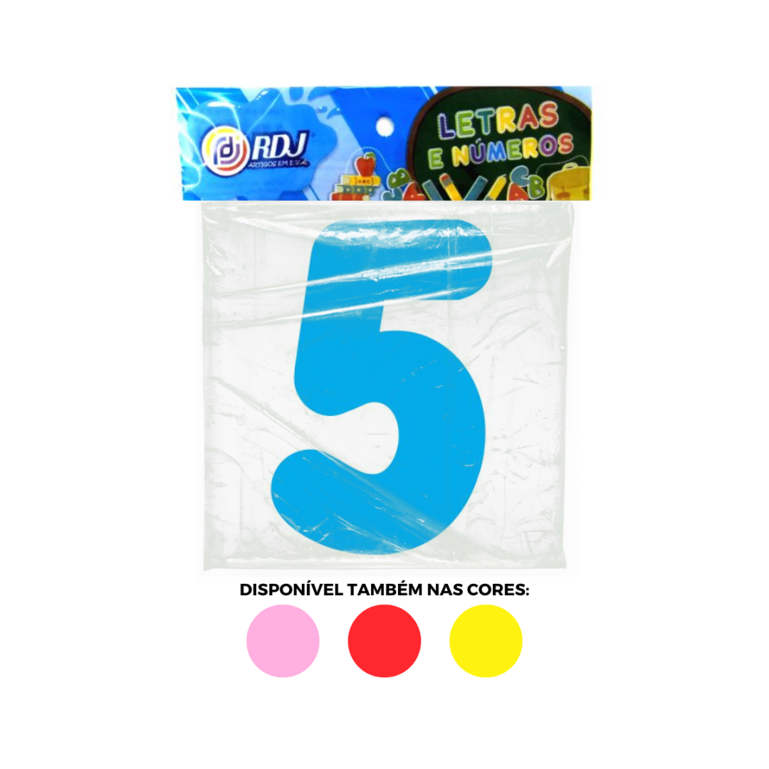 N&uacute;mero 5 - Azul Claro