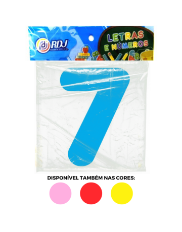 N&uacute;mero 7 - Azul Claro