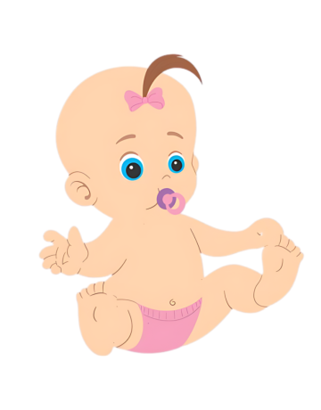 Painel Grande Bebê Menina 01