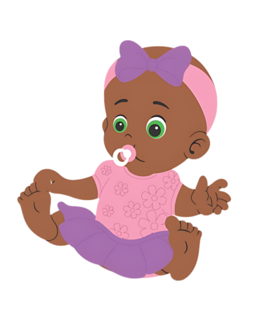 Painel Grande Bebê Menina 04