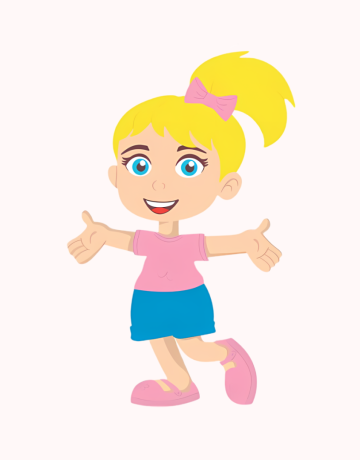 Painel Grande Menina 01 - 56cm