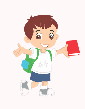 Painel Grande Menino Estudante 01 - 50cm