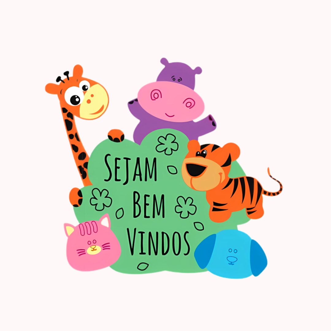 Sejam Bem Vindos Bichinhos - 45cm Sejam Bem Vindos Bichinhos - 45cm