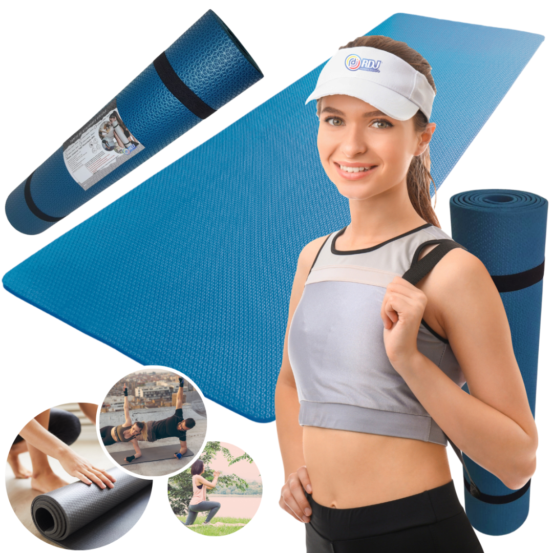 Tapete Atividade F&iacute;sica Azul Petr&oacute;le