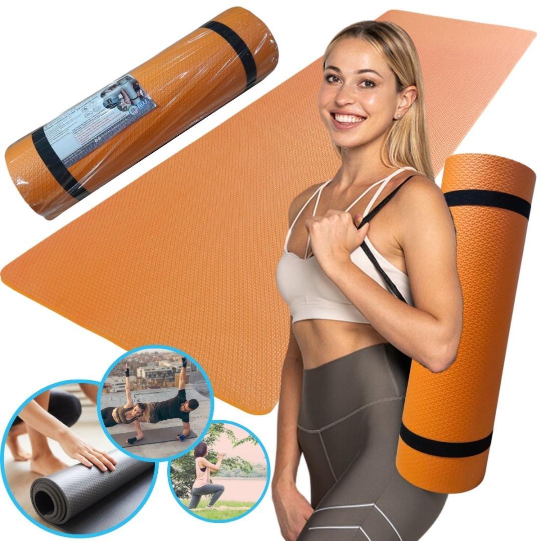 Tapete Atividade F&iacute;sica Laranja 1,80x53x10m