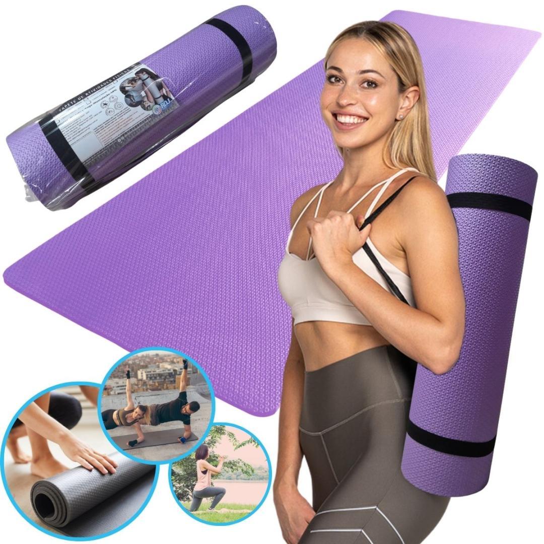 Tapete Atividade F&iacute;sica Lil&aacute;s 1,80x5