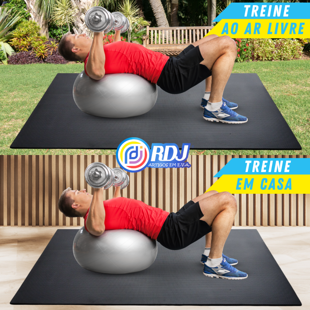 Tapete Atividades F&iacute;sica Verde Bandeira 2,0