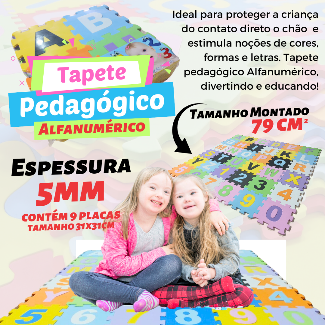 Tapete pedag&oacute;gico Afanum&eacute;rico