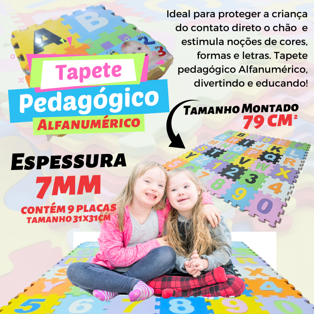 Tapete pedag&oacute;gico Afanum&eacute;rico