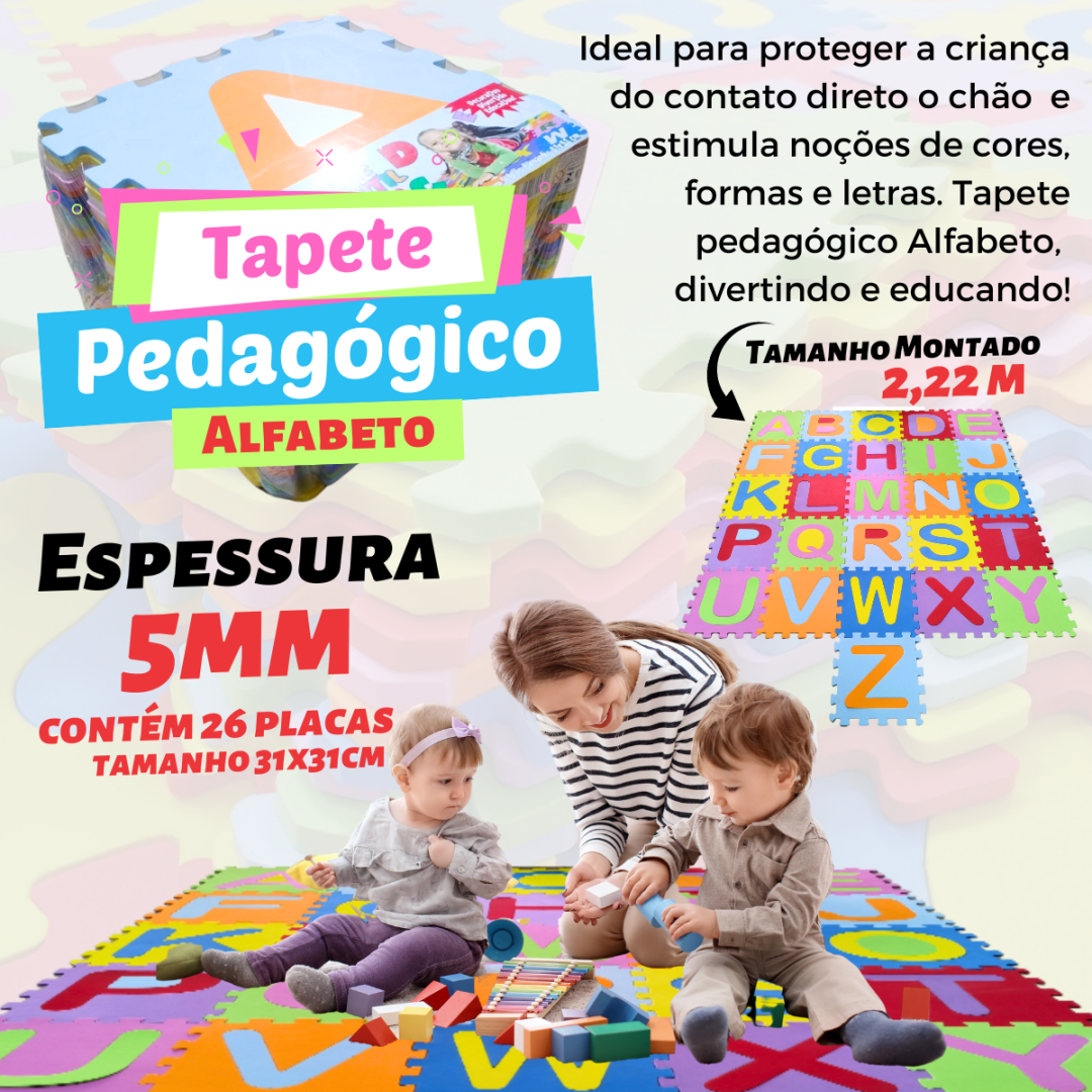 Tapete pedag&oacute;gico Alfabeto