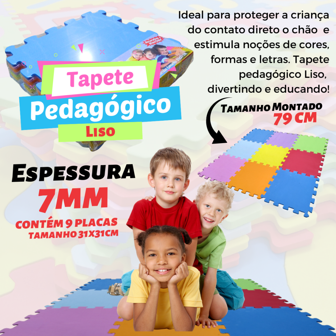 Tapete pedag&oacute;gico Liso