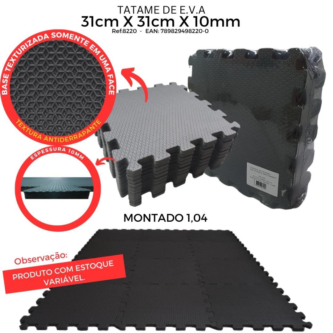 Tatame de E.V.A 10mm Preto