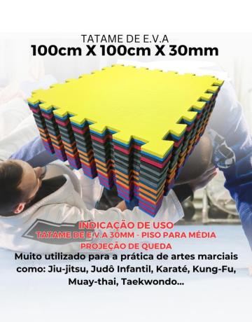 Tatame de E.V.A 30mm Bicolor