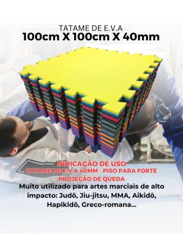 Tatame de E.V.A 40mm Bicolor